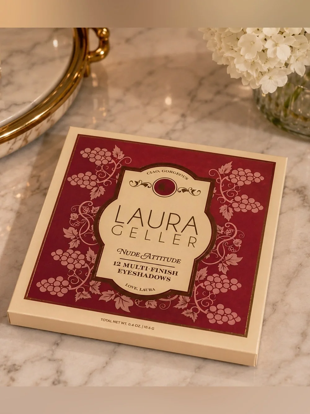 Laura Geller “Nude Attitude” Eyeshadow Palette – 12 Shades – Multi-Finish